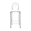 Kartell One More Stool 65 Cm, Crystal