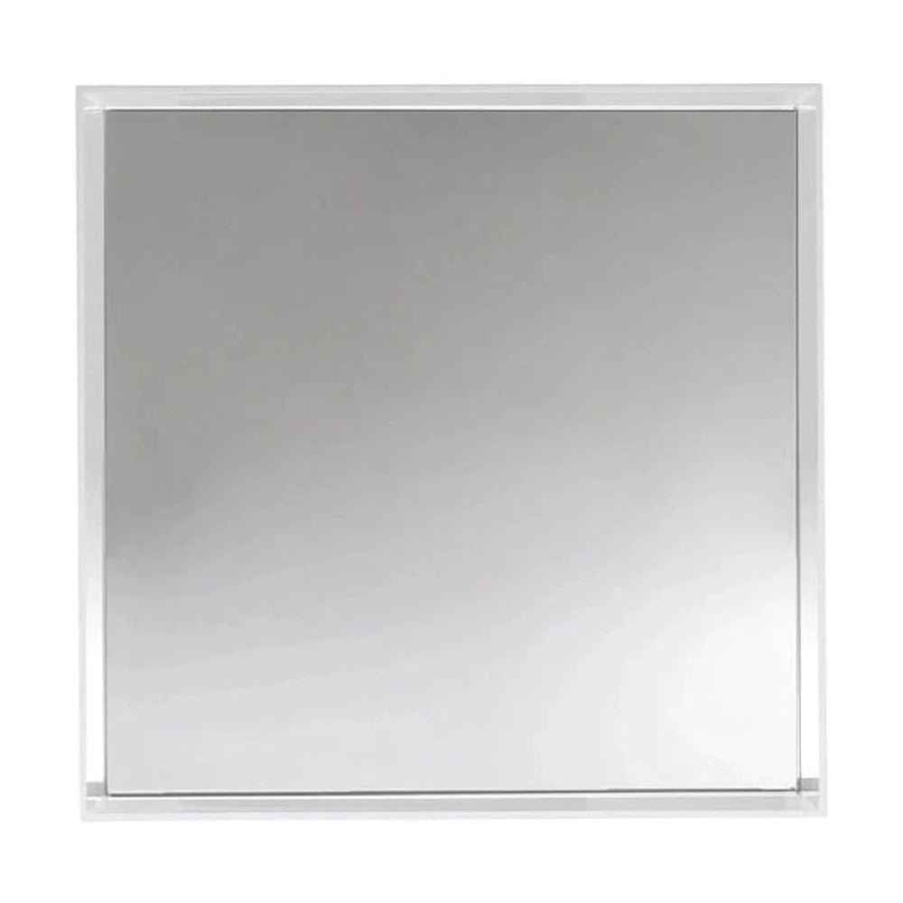 [product_category]-Kartell Only Me Mirror 50x50 Cm, White-Kartell-8058967179323-08340E5-KAR-1