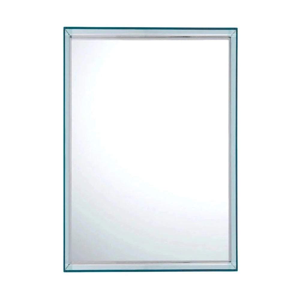 [product_category]-Kartell Only Me Mirror 50x70 Cm, Light Blue-Kartell-8058967173710-08320AZ-KAR-1