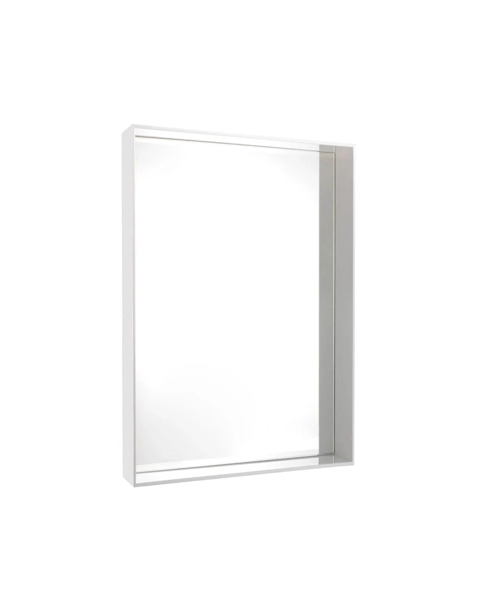 [product_category]-Kartell Only Me Mirror 50x70 Cm, White-Kartell-8058967173734-08320E5-KAR-2