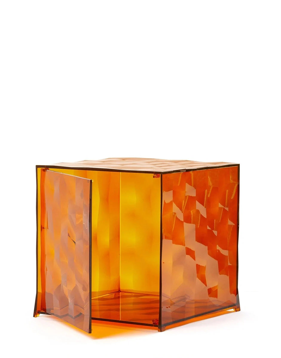 [product_category]-Kartell Optic Container With Door, Amber-Kartell-8058967301656-03510AM-KAR-2