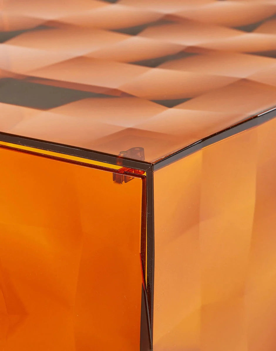 [product_category]-Kartell Optic Container With Door, Amber-Kartell-8058967301656-03510AM-KAR-4