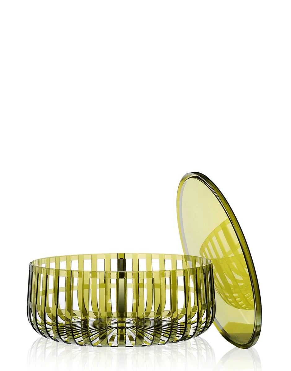 [product_category]-Kartell Panier Basket Container, Dark Green-Kartell-8058967326567-G8860X5-KAR-2