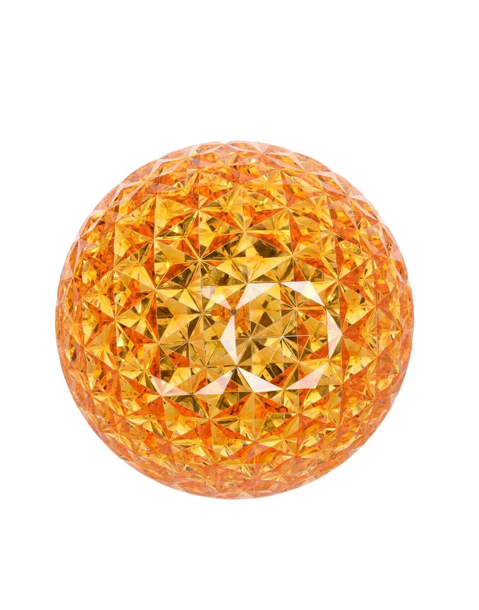 [product_category]-Kartell Planet Table Lamp With Base, Yellow-Kartell-8058967228908-09385GI-KAR-2