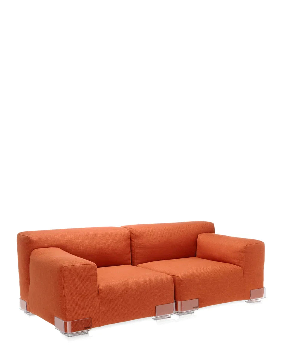 [product_category]-Kartell Plastics Duo 2 Seater Sofa Sx Cotton, Orange-Kartell-8058967078664-0709673-KAR-7