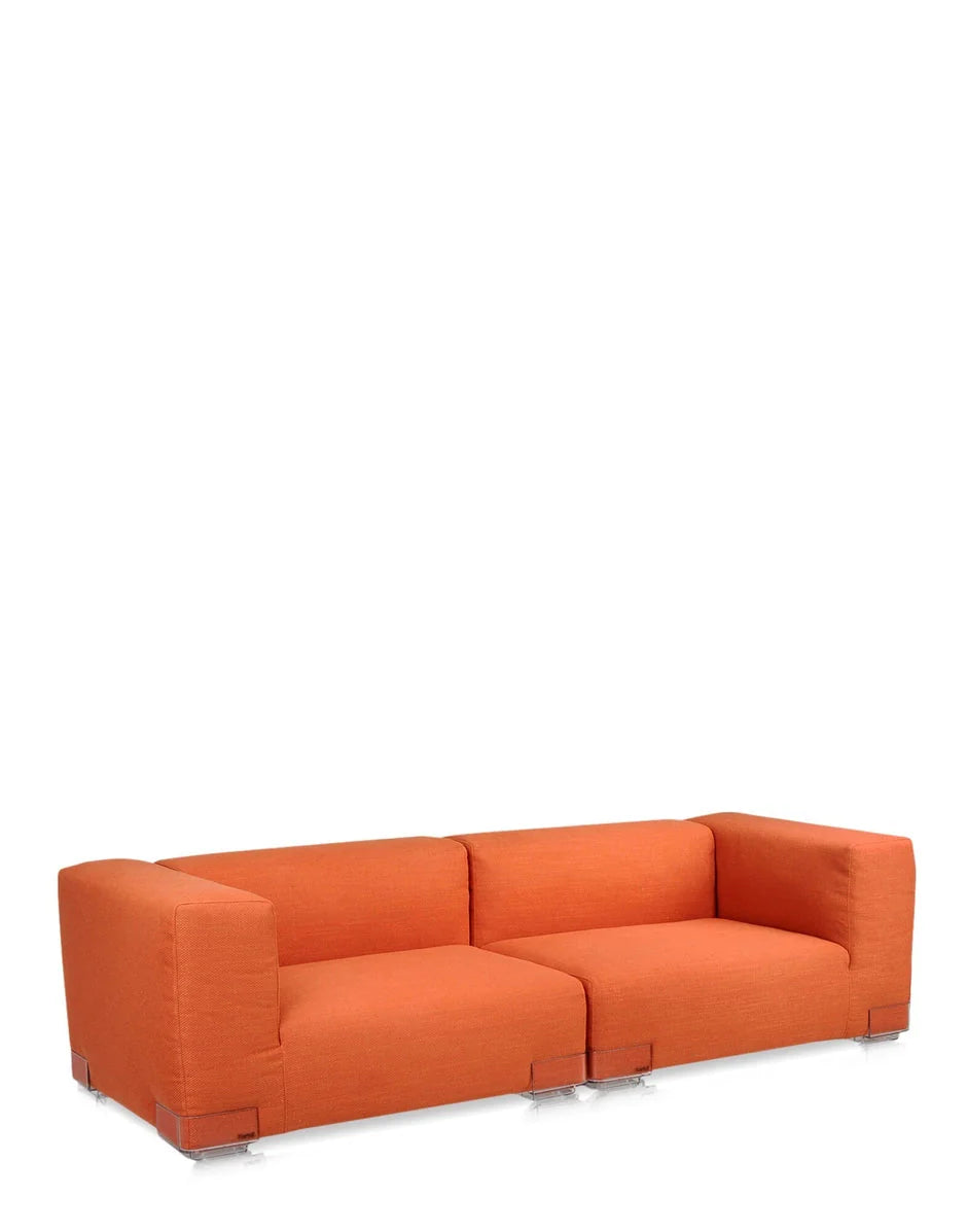 [product_category]-Kartell Plastics Duo 2 Seater Sofa Sx Xl Cotton, Orange-Kartell-8058967078886-0709973-KAR-2