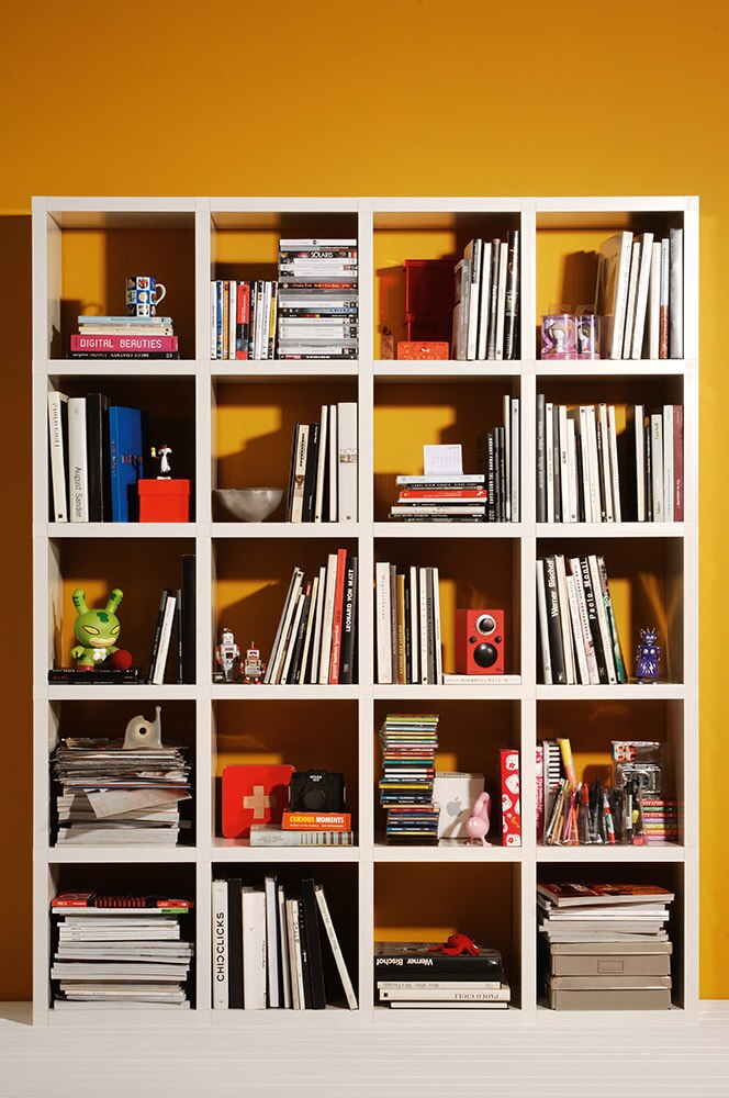 [product_category]-Kartell Polvara Cube For Bookcase, Light Blue-Kartell-8058967052879-0477020-KAR-5