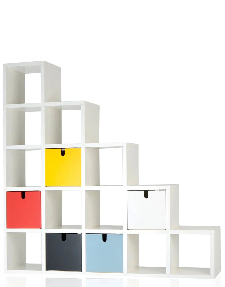[product_category]-Kartell Polvara Cube For Bookcase, Yellow-Kartell-8058967052787-0477006-KAR-4