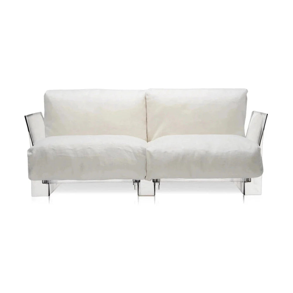 [product_category]-Kartell Pop Outdoor 2 Seater Sofa Sunbrella, White-Kartell-8058967077537-0704220-KAR-1