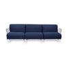 Kartell Pop Outdoor 3 Seater Sofa Sunbrella, Blue