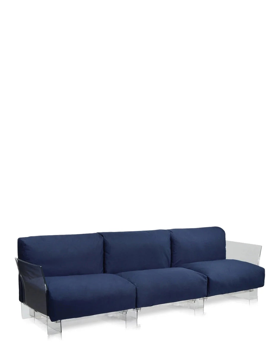 [product_category]-Kartell Pop Outdoor 3 Seater Sofa Sunbrella, Blue-Kartell-8058967077728-0704327-KAR-2
