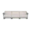 Kartell Pop Outdoor 3 Seater Sofa Sunbrella, Nude