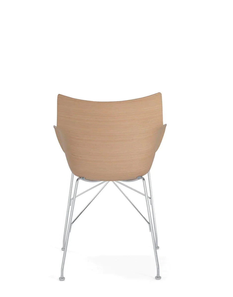 [product_category]-Kartell Q/Wood Armchair Basic Veneer, Light Wood/Chrome-Kartell-8058967294712-04913CC-KAR-11