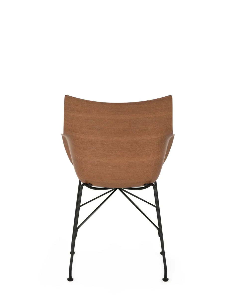 [product_category]-Kartell Q/Wood Armchair, Dark Wood/Black/Black-Kartell-8058967310528-05928S1-KAR-4