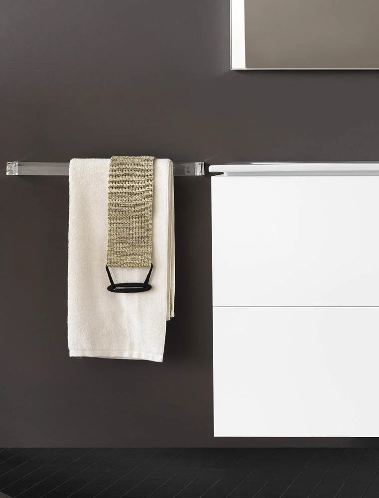 [product_category]-Kartell Rail Towel Rack 45 Cm, White-Kartell-8058967251296-09935E5-KAR-7