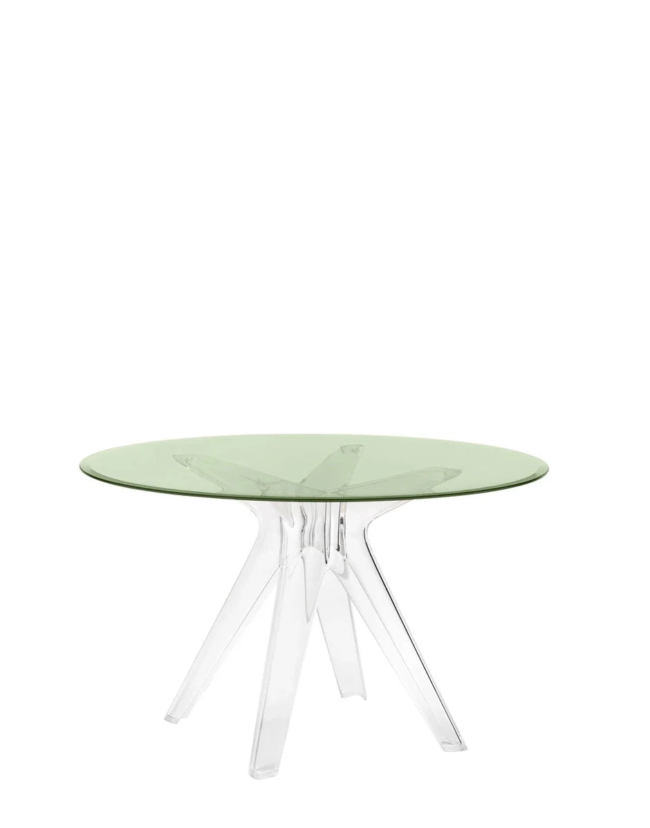 [product_category]-Kartell Sir Gio Table Round, Crystal/Green-Kartell-8058967259643-0327515-KAR-2