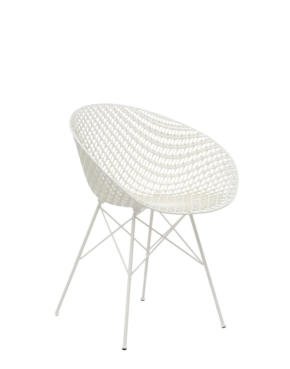 [product_category]-Kartell Smatrik Outdoor Chair, White-Kartell-8058967287936-0583603-KAR-2