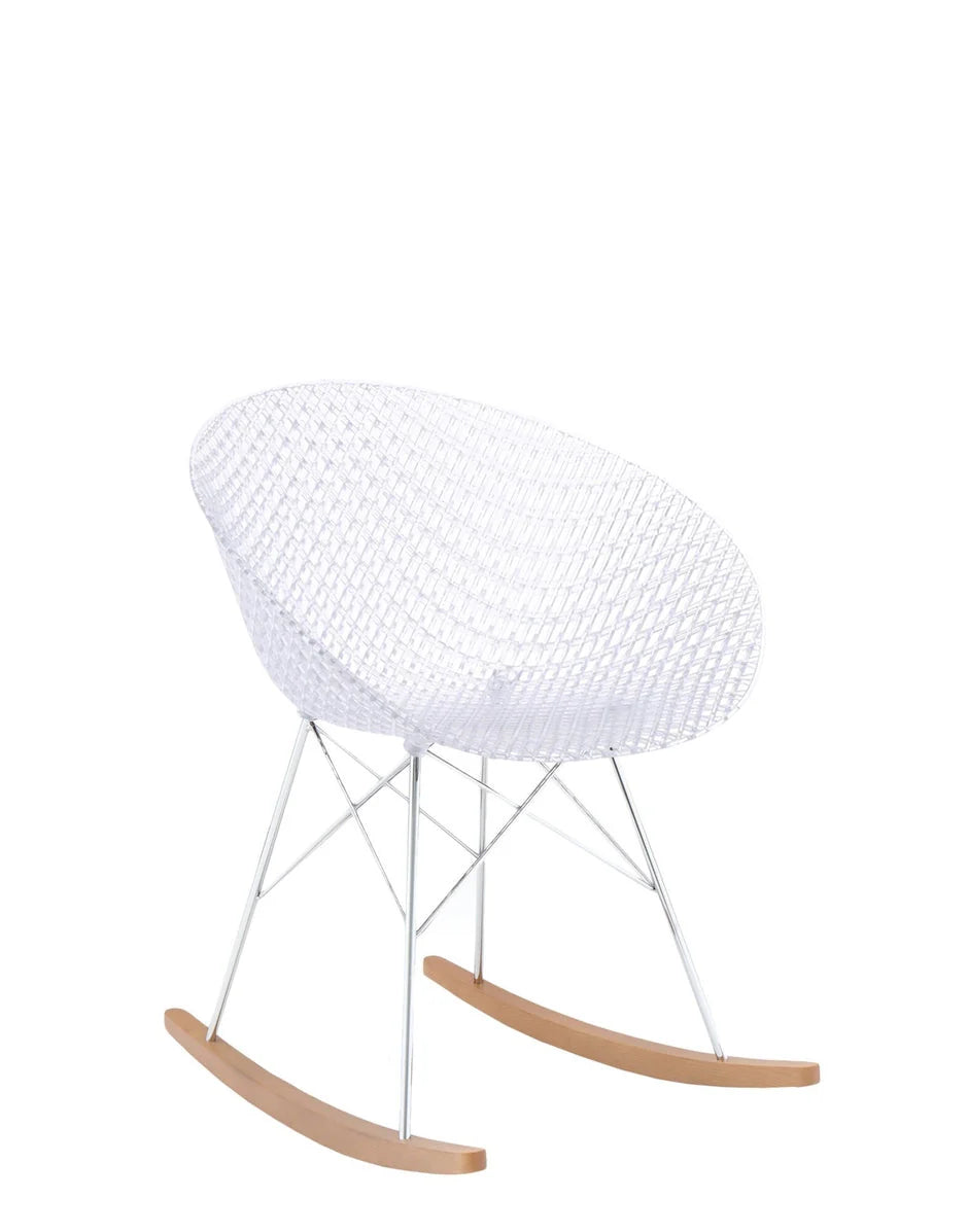[product_category]-Kartell Smatrik Rocking Chair, Crystal/Chrome-Kartell-8058967287431-05835B4-KAR-2