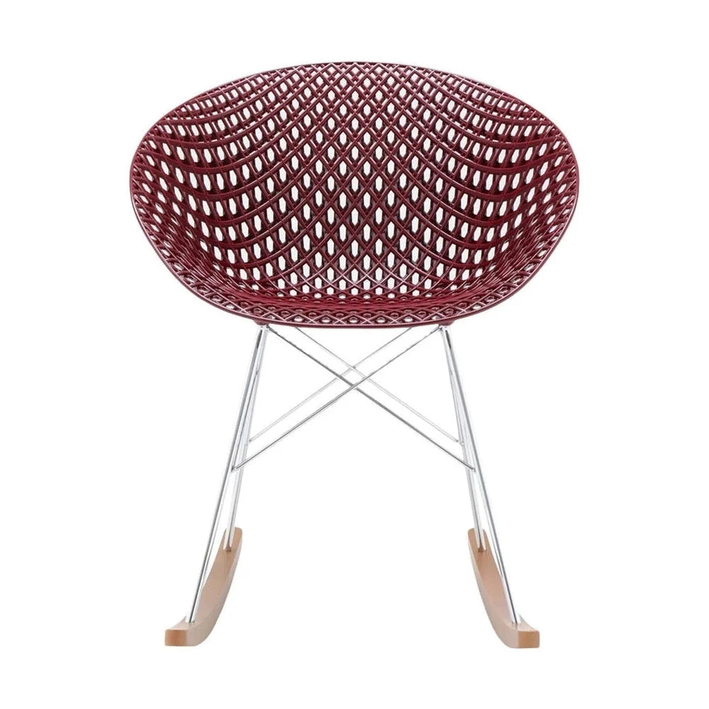 [product_category]-Kartell Smatrik Rocking Chair, Plum/Chrome-Kartell-8058967287493-05835BP-KAR-1