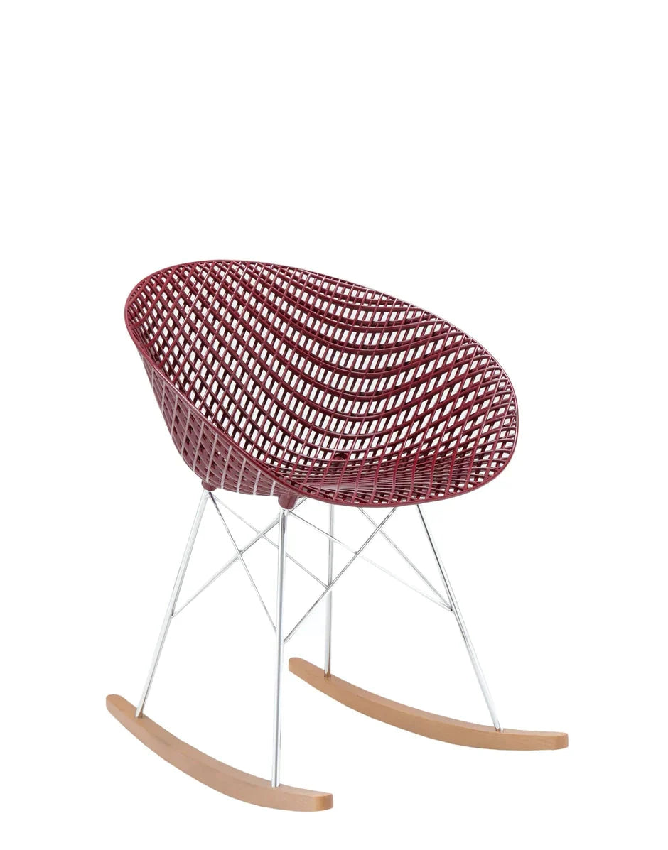 [product_category]-Kartell Smatrik Rocking Chair, Plum/Chrome-Kartell-8058967287493-05835BP-KAR-9