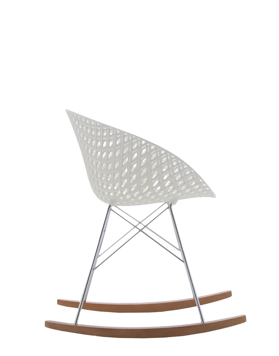 [product_category]-Kartell Smatrik Rocking Chair, White/Chrome-Kartell-8058967287455-05835B3-KAR-3