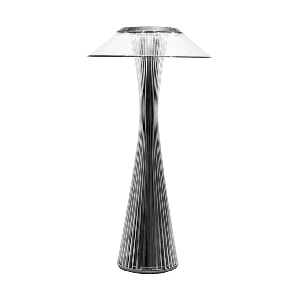 [product_category]-Kartell Space Indoor Table Lamp, Titanium-Kartell-8058967282443-09220TT-KAR-1