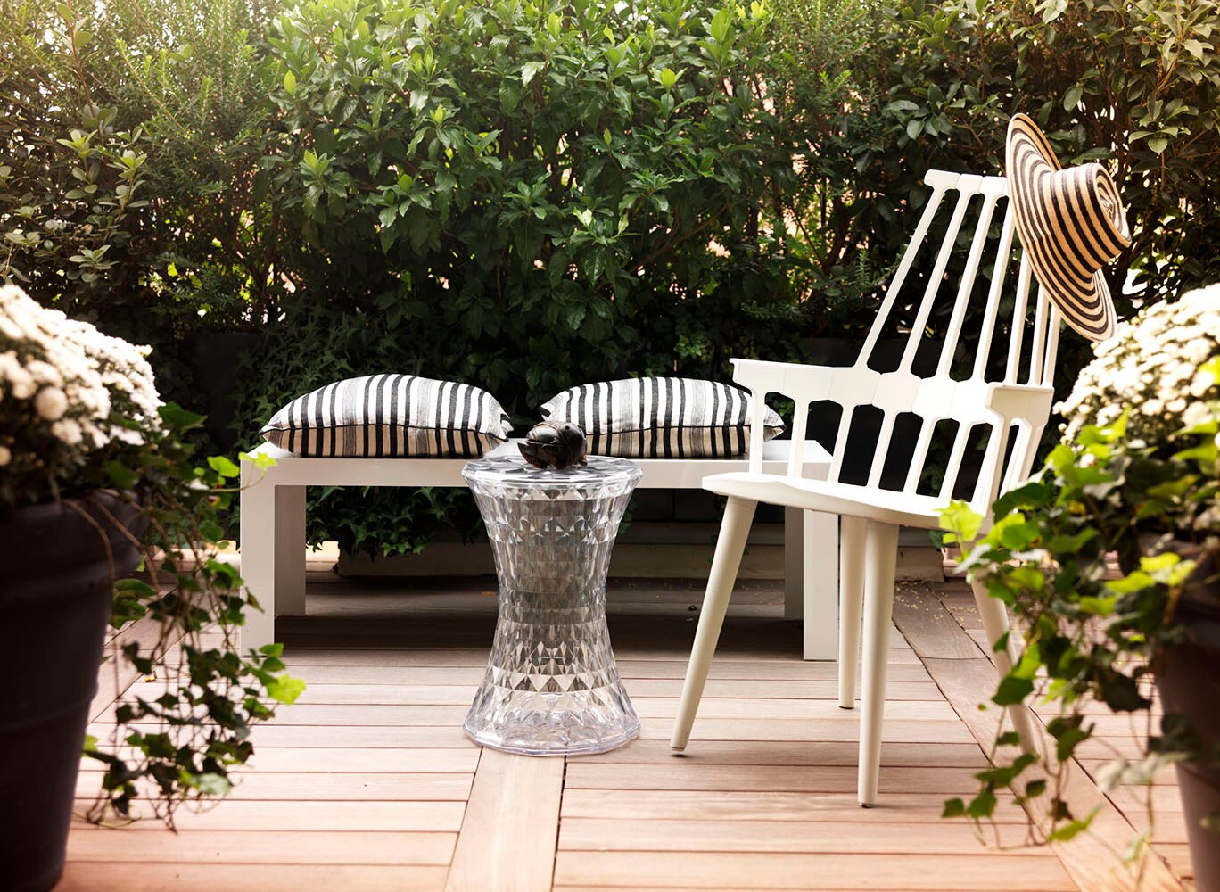 [product_category]-Kartell Stone Side Table, Crystal-Kartell-8034105780651-08800B4-KAR-4