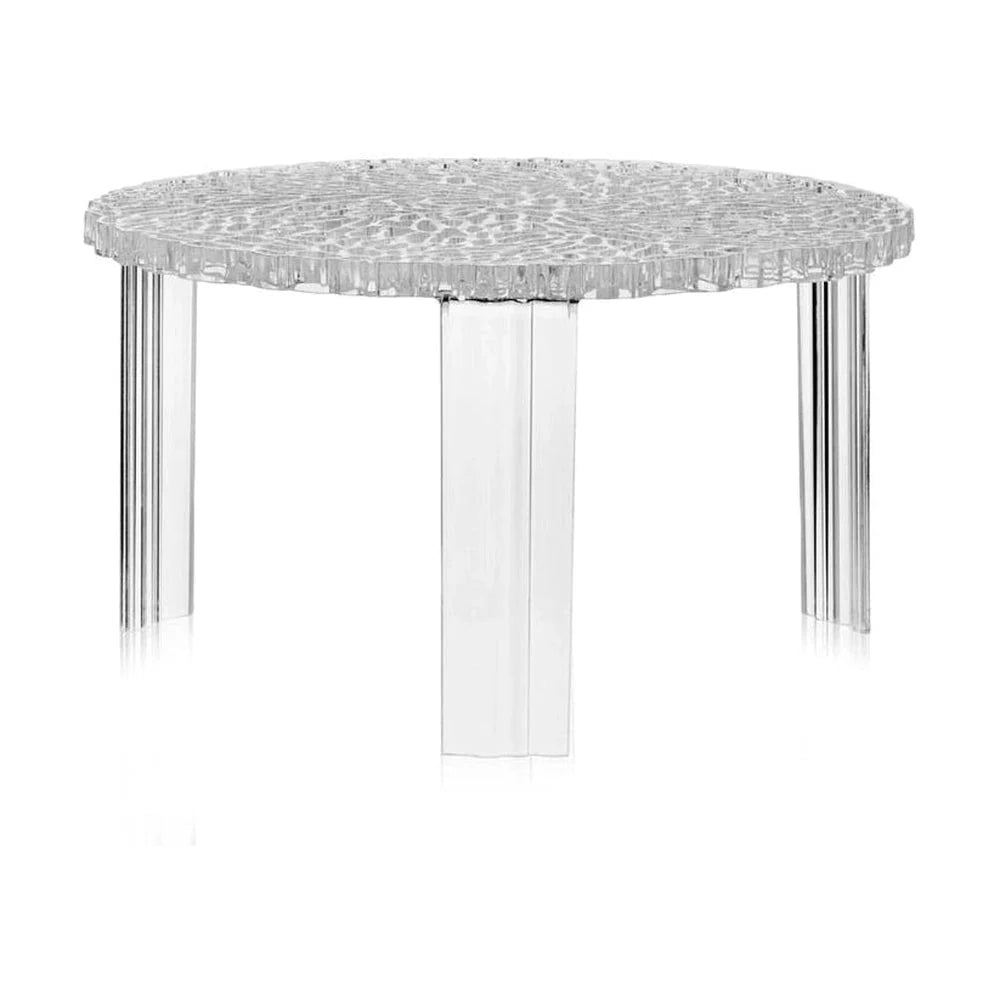 [product_category]-Kartell T Table Side Table 28 Cm, Crystal-Kartell-8058967090376-08500B4-KAR-1