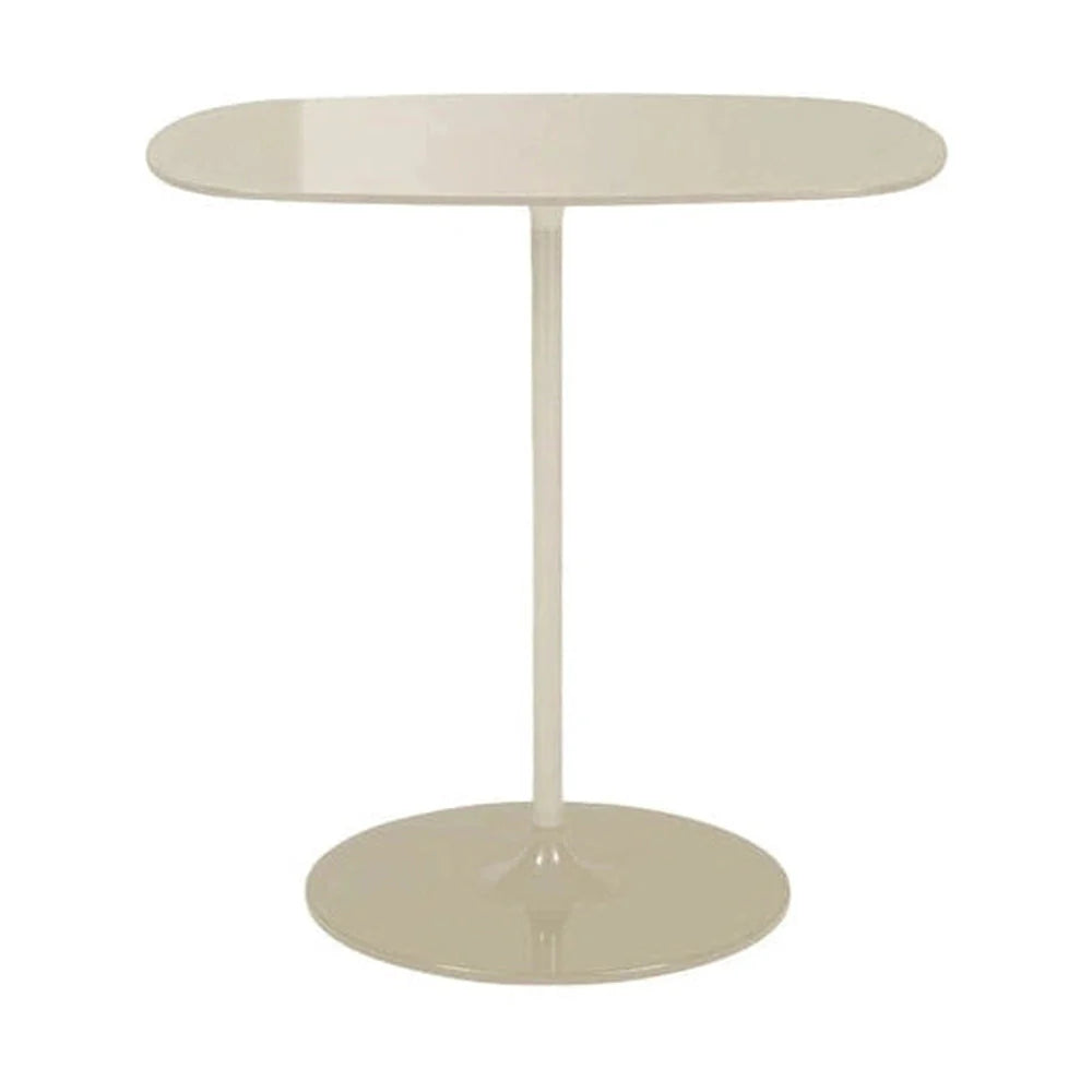 [product_category]-Kartell Thierry Side Table High, Warm Beige/White-Kartell-8058967332742-04042BI-KAR-1