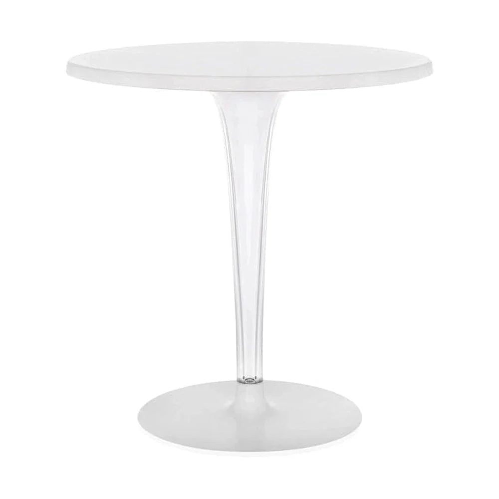 [product_category]-Kartell Top Top Table Per Dr. Yes Round With Round Base ⌀70 Cm, White-Kartell-8058967043006-0433203-KAR-1