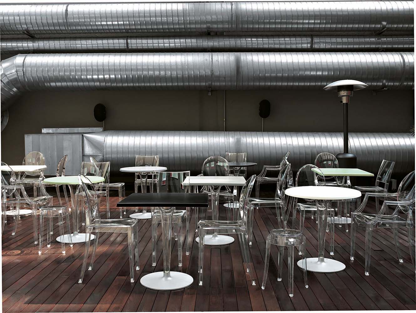 [product_category]-Kartell Top Top Table Per Dr. Yes Round With Square Base ⌀70 Cm, White-Kartell-8058967043174-0434803-KAR-4