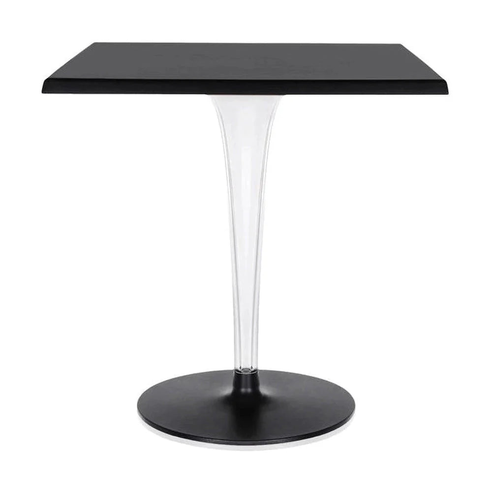 [product_category]-Kartell Top Top Table Per Dr. Yes Square With Round Base 70x70 Cm, Black-Kartell-8058967043037-0433309-KAR-1
