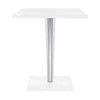 Kartell Top Top Table Per Dr. Yes Square With Square Base 70x70 Cm, White