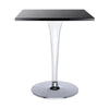 Kartell Top Top Top Square Outdoor med rund base 60x60 cm, sort