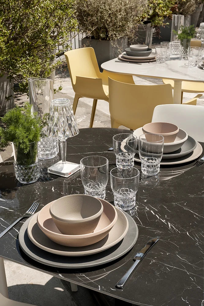 [product_category]-Kartell Trama Set Of 4 Small Bowls, Charcoal-Kartell-8058967255676-01519NA-KAR-4