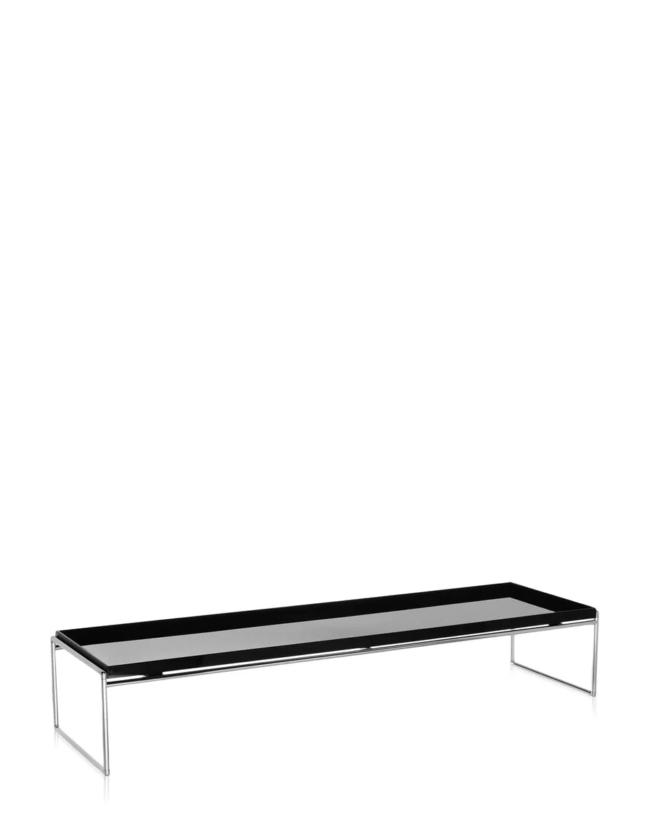 [product_category]-Kartell Trays Side Table 140x40 Cm, Black-Kartell-8058967043389-0441409-KAR-2