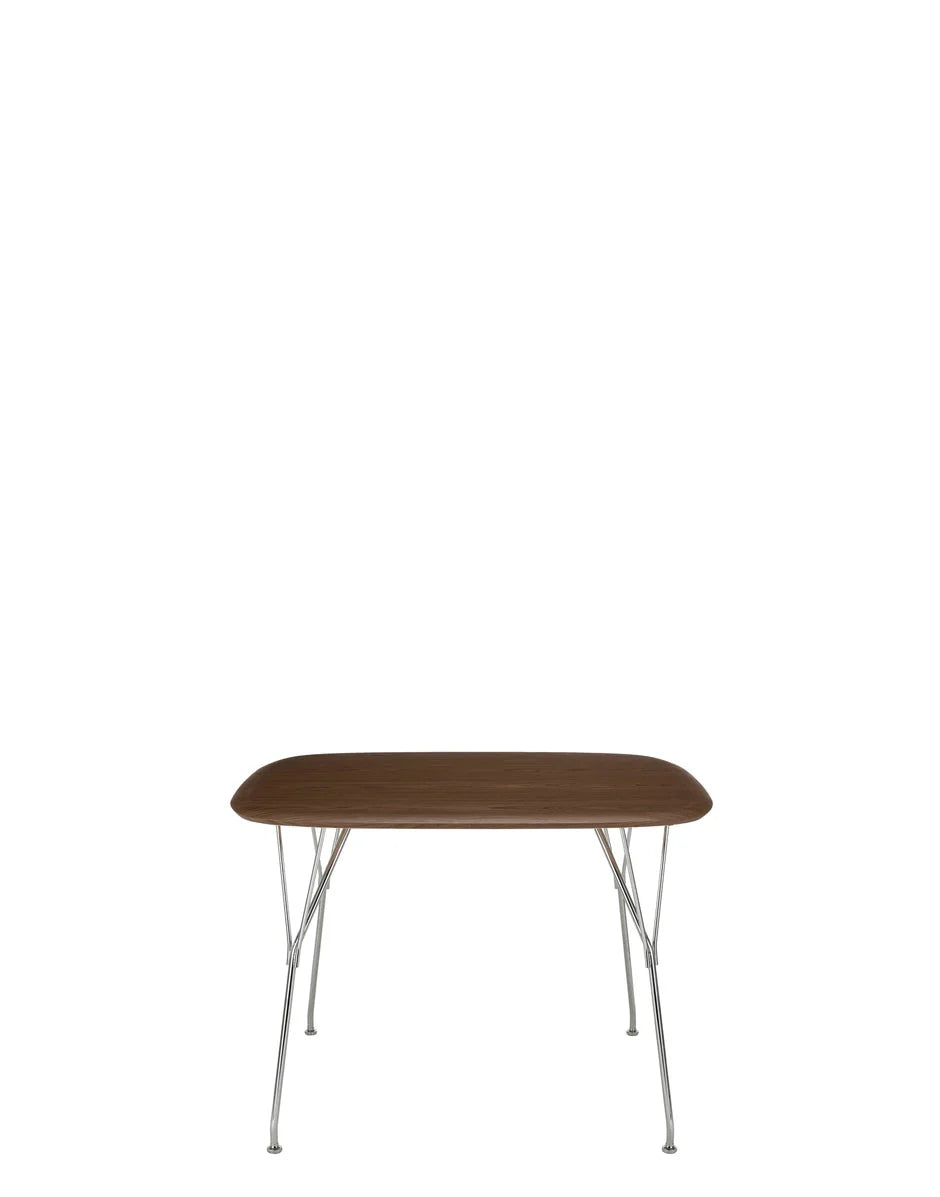 [product_category]-Kartell Viscount Of Wood Table Square, Walnut/Chrome-Kartell-8058967323924-05948CN-KAR-2