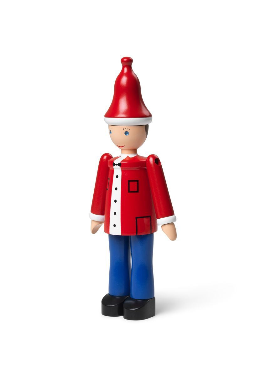 [product_category]-Kay Bojesen Christmas Boy "Ole" H17,5 Cm Red/Blue/White-Kay Bojesen-5709513394358-39435-KAY-1