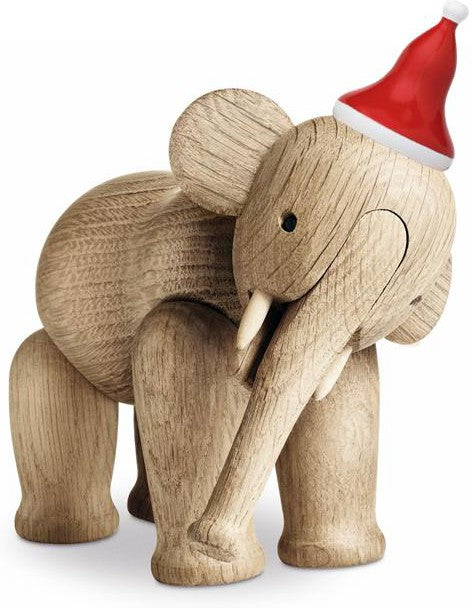 [product_category]-Kay Bojesen Elephant Small Incl. Santa's Cap-Kay Bojesen-39252+39236-KAY-1