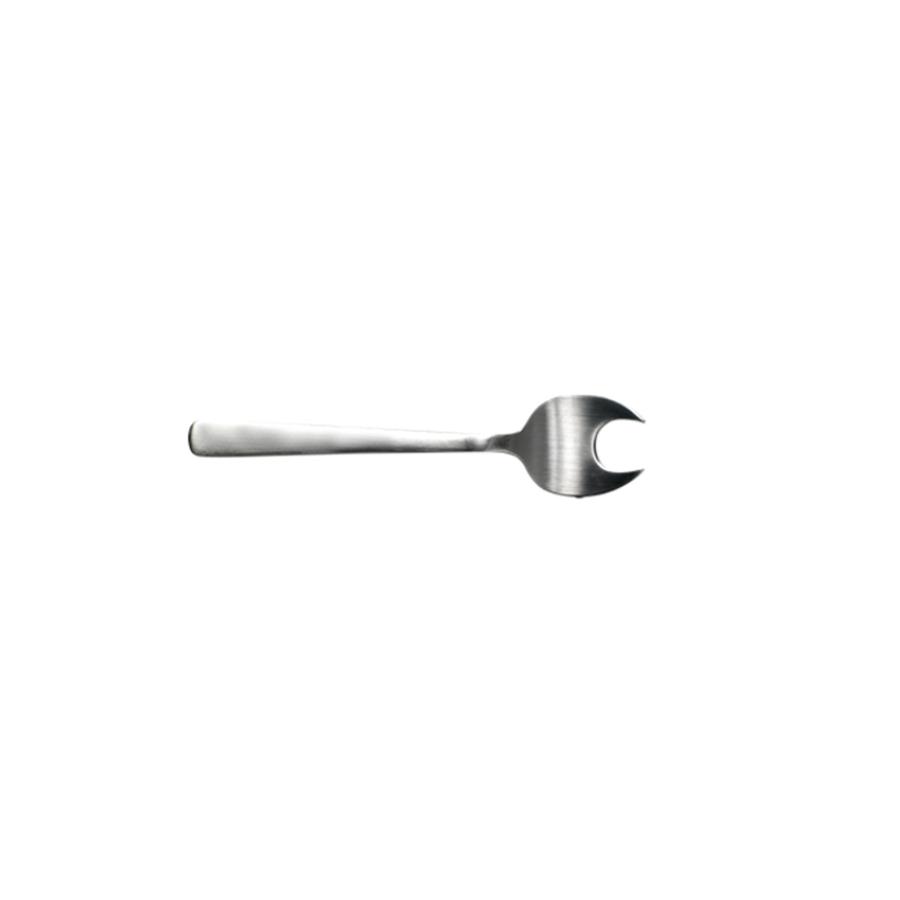 [product_category]-Kay Bojesen Grand Prix Oyster Fork, Matte Steel-Kay Bojesen ApS-5711168005152-515-KAY-2