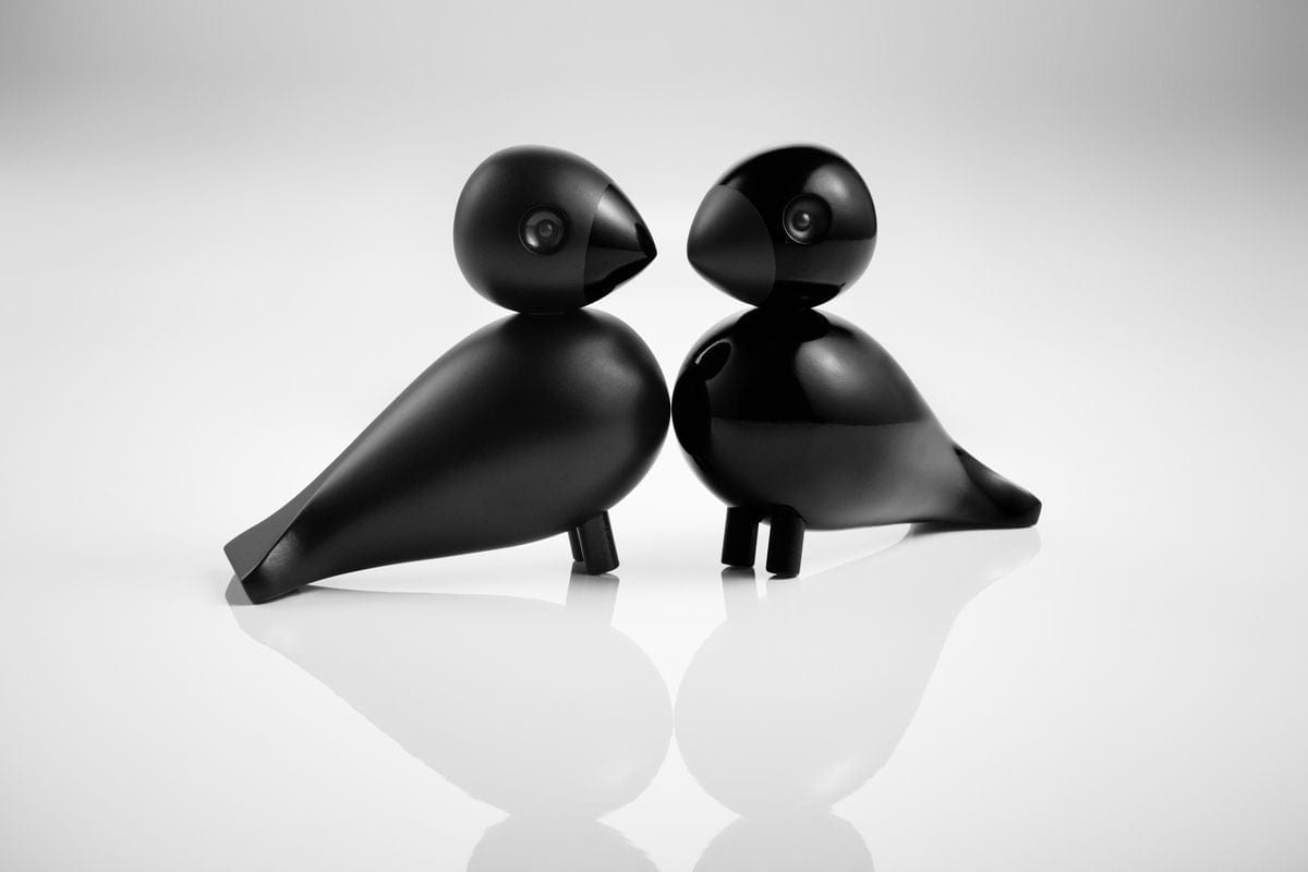 [product_category]-Kay Bojesen Lovebirds H9 Cm 1 Pair, Black-Kay Bojesen-5709513392408-39240-KAY-11