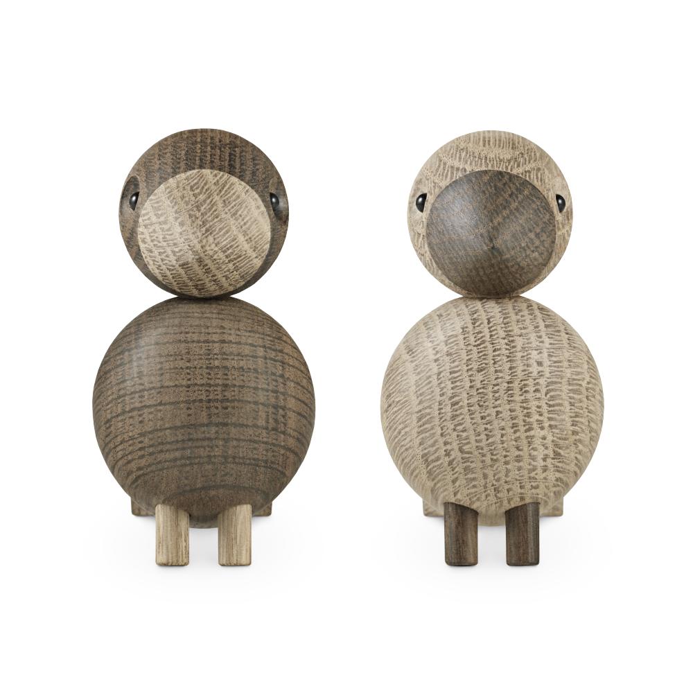 [product_category]-Kay Bojesen Lovebirds H9 Cm 1 Pair, Oak/Smoked-Kay Bojesen-5709513392040-39204-KAY-6