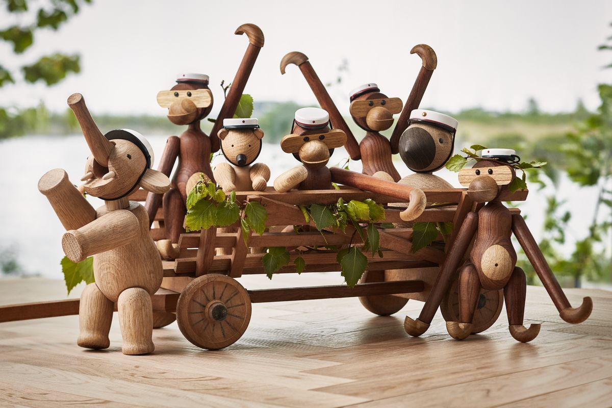 [product_category]-Kay Bojesen Monkey Teak/Limba, Mini-Kay Bojesen-5709513392491-39249-KAY-14