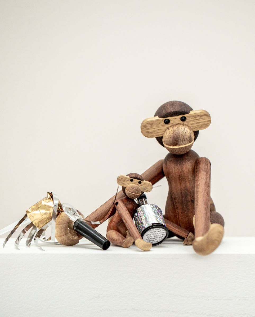 [product_category]-Kay Bojesen Monkey Teak/Limba, Mini-Kay Bojesen-5709513392491-39249-KAY-15