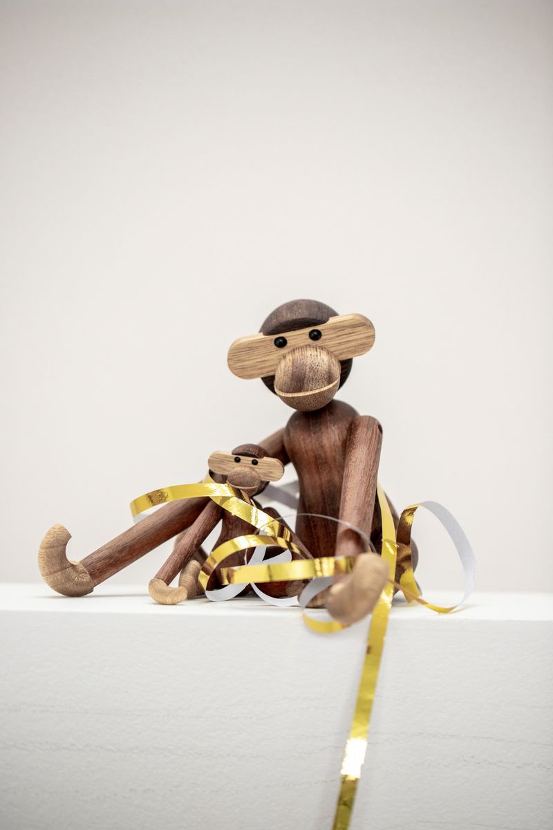 [product_category]-Kay Bojesen Monkey Teak/Limba, Mini-Kay Bojesen-5709513392491-39249-KAY-16
