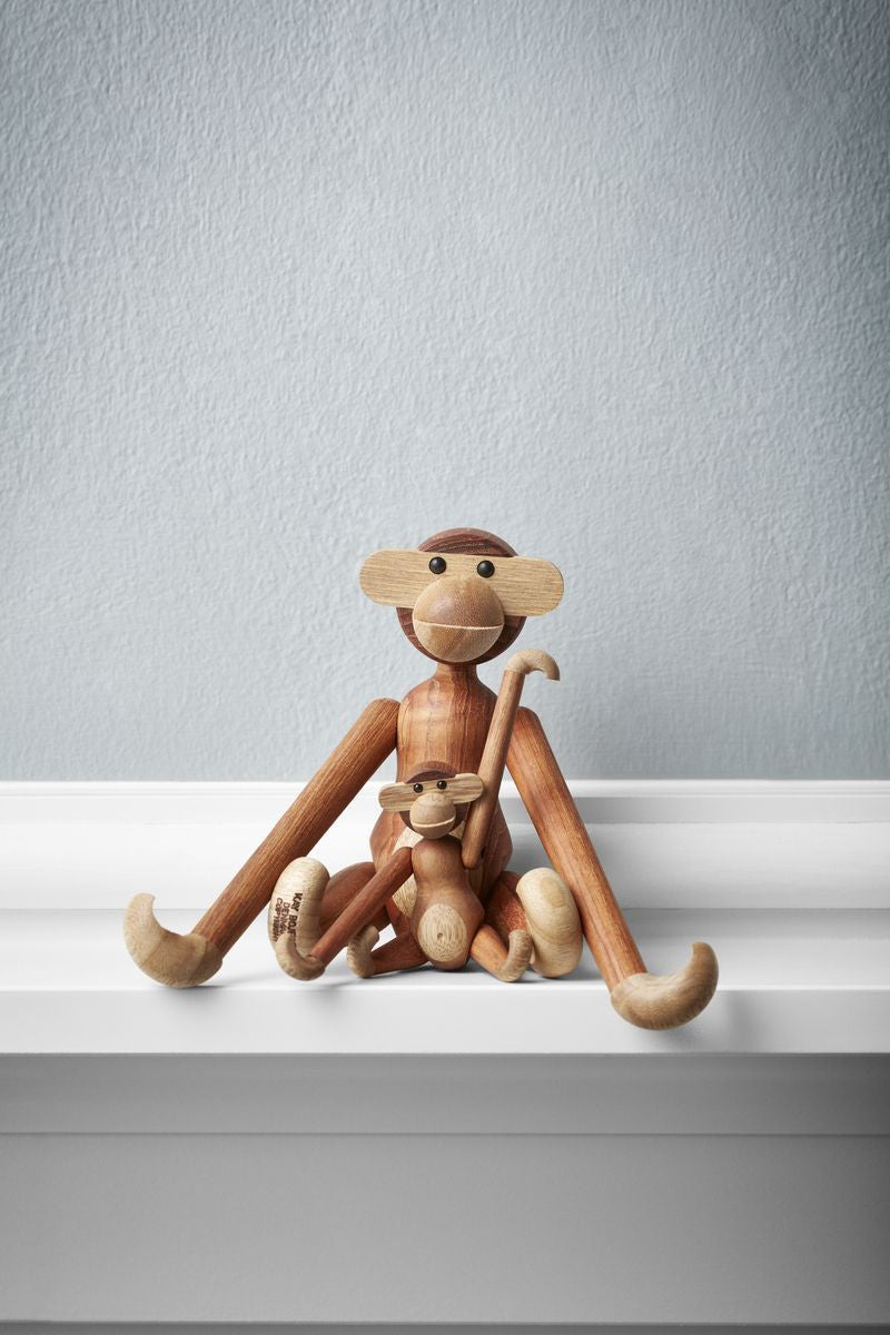 [product_category]-Kay Bojesen Monkey Teak/Limba, Mini-Kay Bojesen-5709513392491-39249-KAY-22
