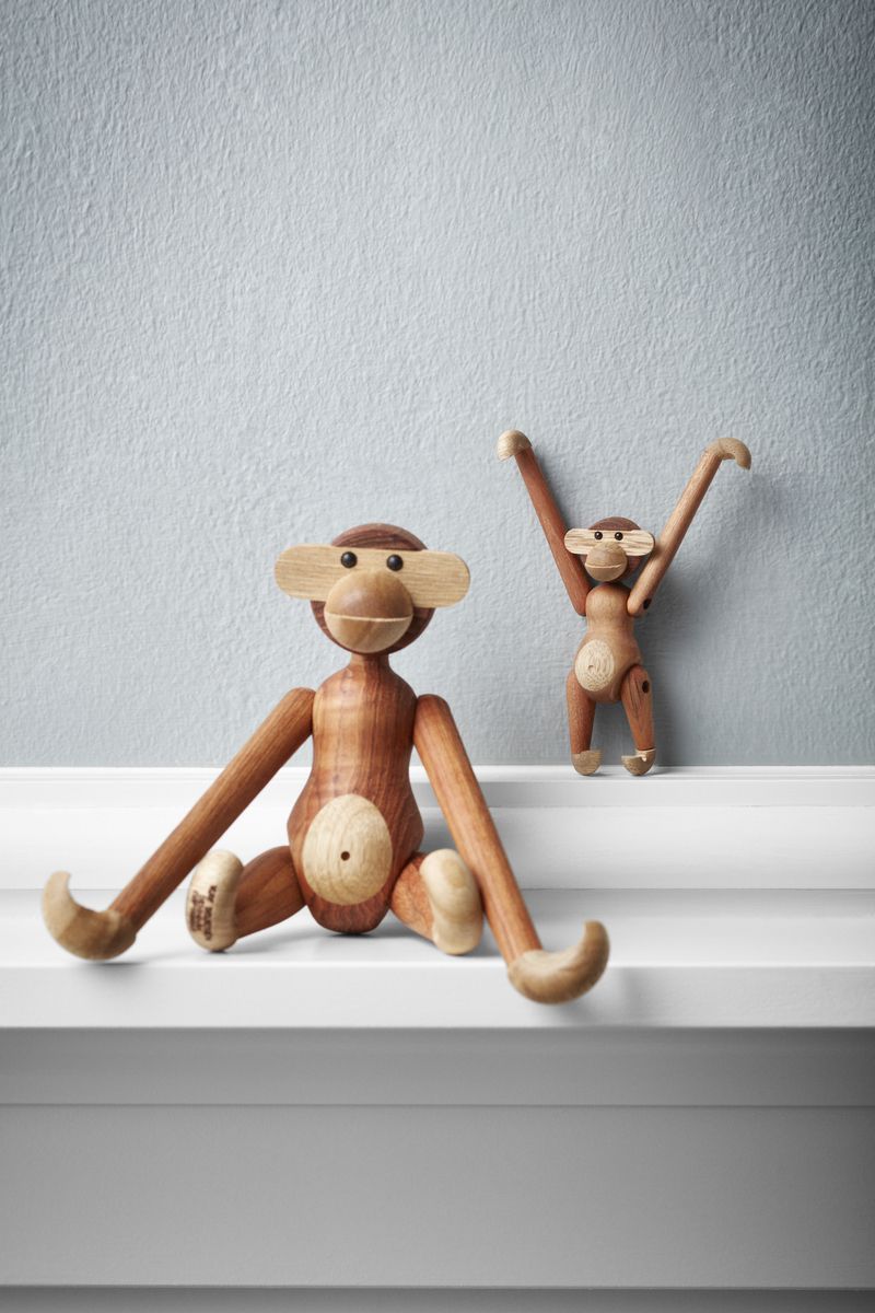 [product_category]-Kay Bojesen Monkey Teak/Limba, Mini-Kay Bojesen-5709513392491-39249-KAY-23