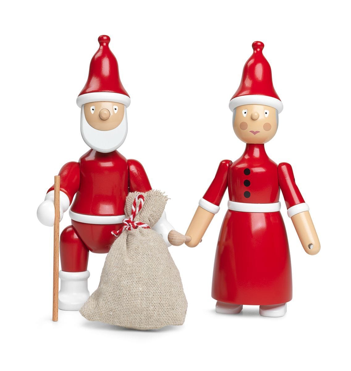 [product_category]-Kay Bojesen Mrs Santa H19.5 Cm Red/White-Kay Bojesen-5709513394808-39480-KAY-5