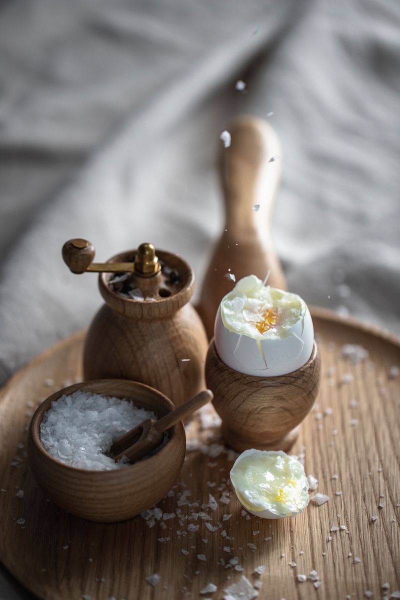 [product_category]-Kay Bojesen Salt Cellar With Spoon ø7 Cm Oak-Kay Bojesen-5709513391210-39121-KAY-12