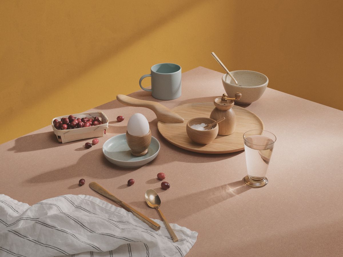 [product_category]-Kay Bojesen Salt Cellar With Spoon ø7 Cm Oak-Kay Bojesen-5709513391210-39121-KAY-16